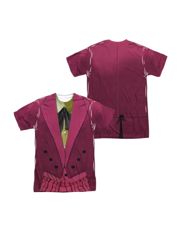 _batman Classic Tv Joker Uniform (front/back Print) Short Sleeve Poly Crew Tee / T-shirt Stylish Easy_