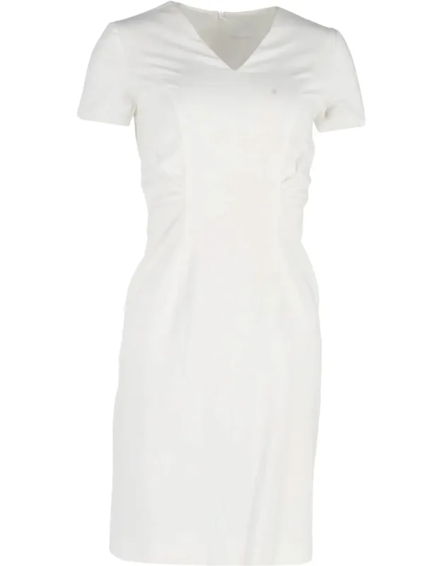 V-neck Sheath Dress