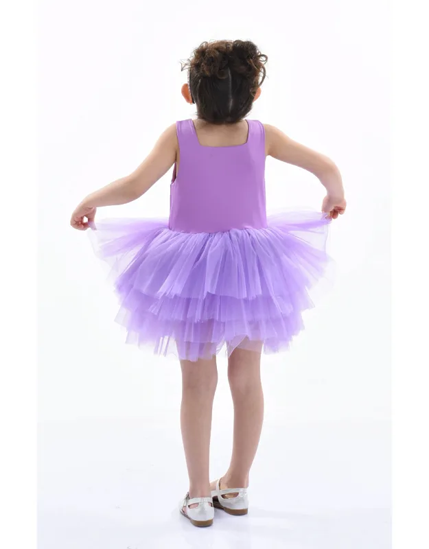 Iris Solid Tutu Dress