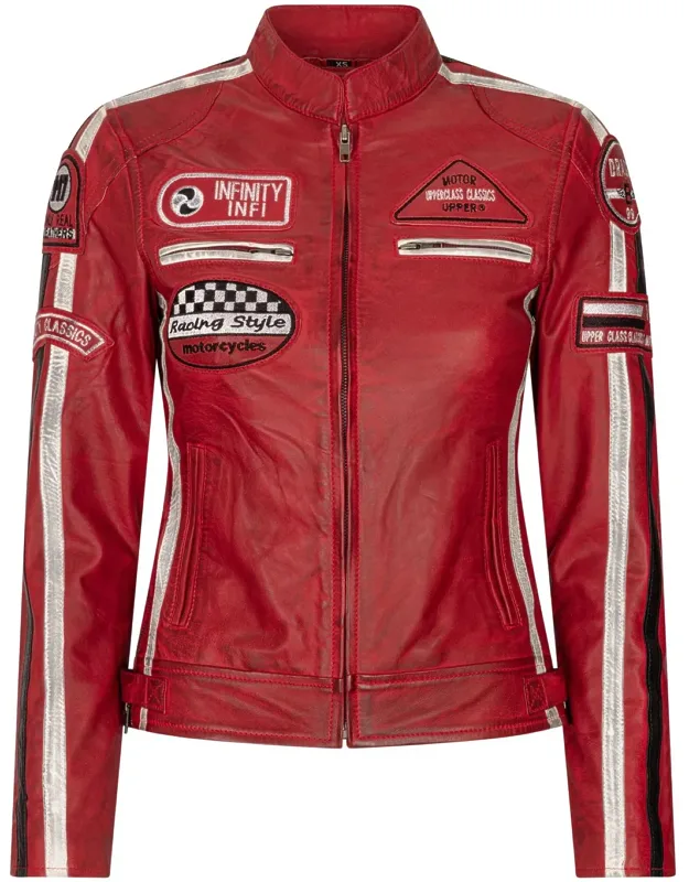 Leather Motorcycle Biker Jacket