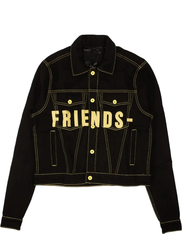 Vlone Friends Denim Jacket - Button Down, 100% Cotton
