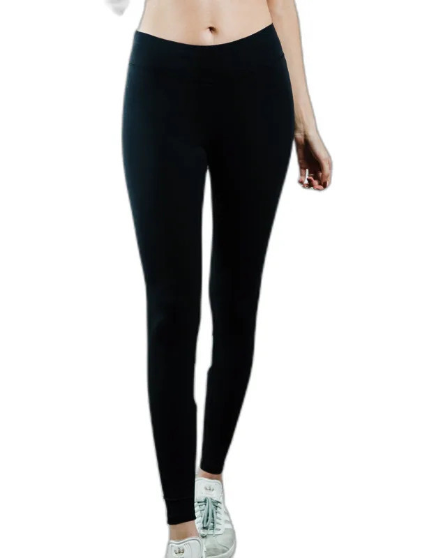 Leggings With High-waisted Design And Zippered Pocket