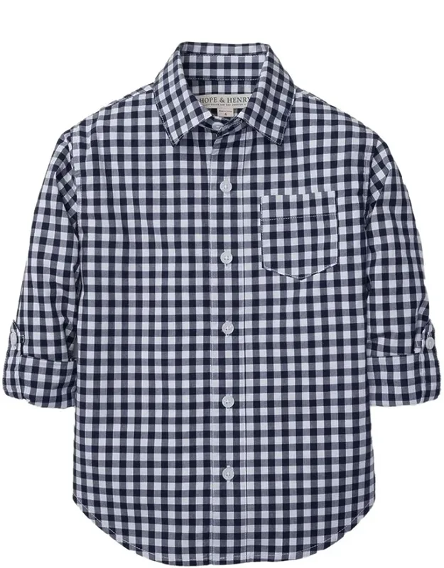Poplin Long Sleeve Rolled Shirt