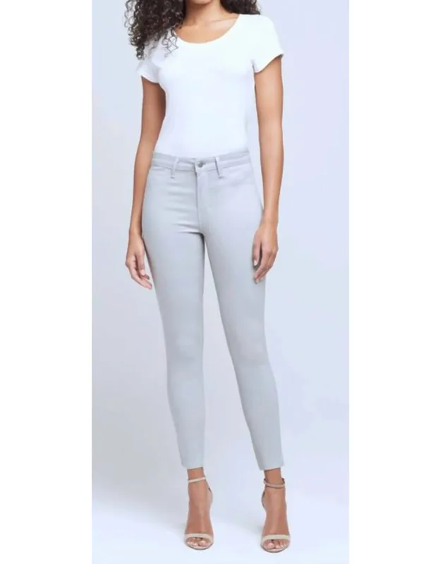High Rise Coated Skinny Jeans