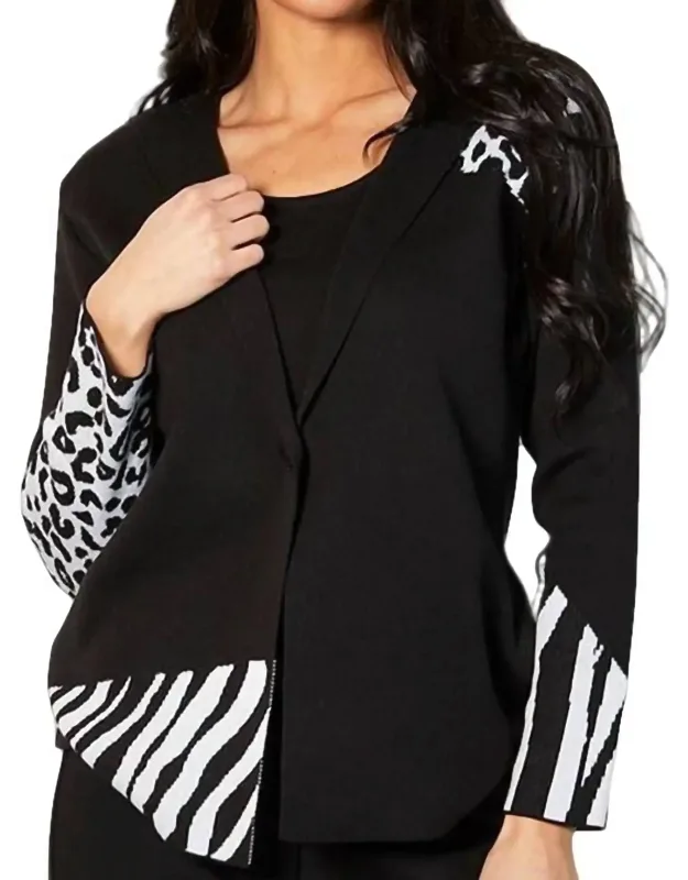 Animal Print Blazer