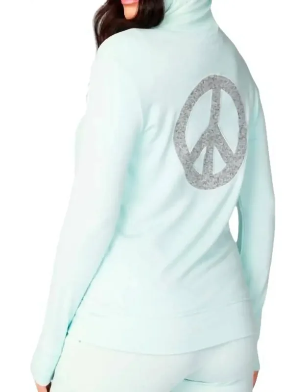 Zip Peace Hoodie