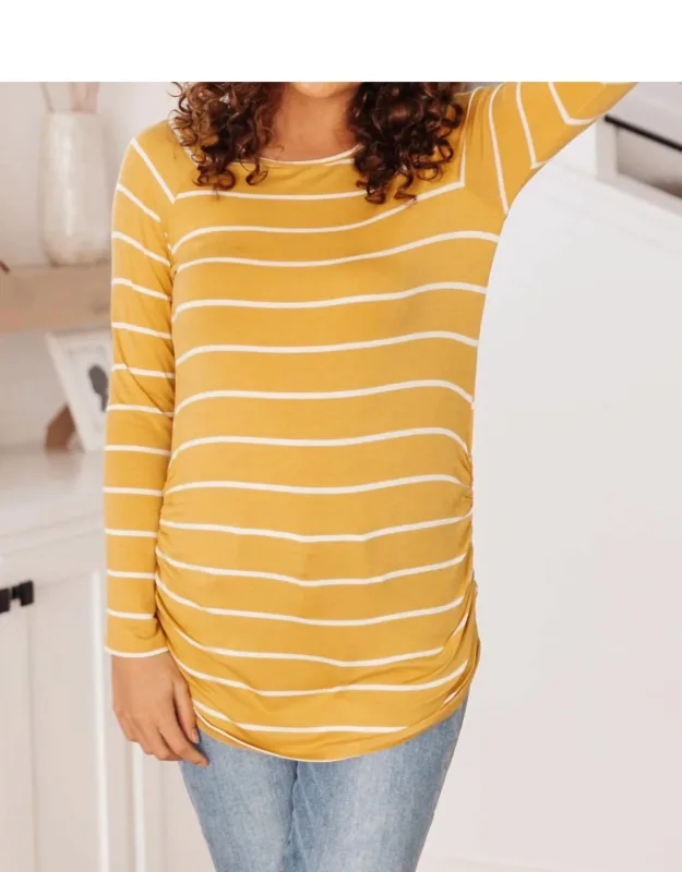 Sailing Stripes Top - Lightweight & Stretchy Material