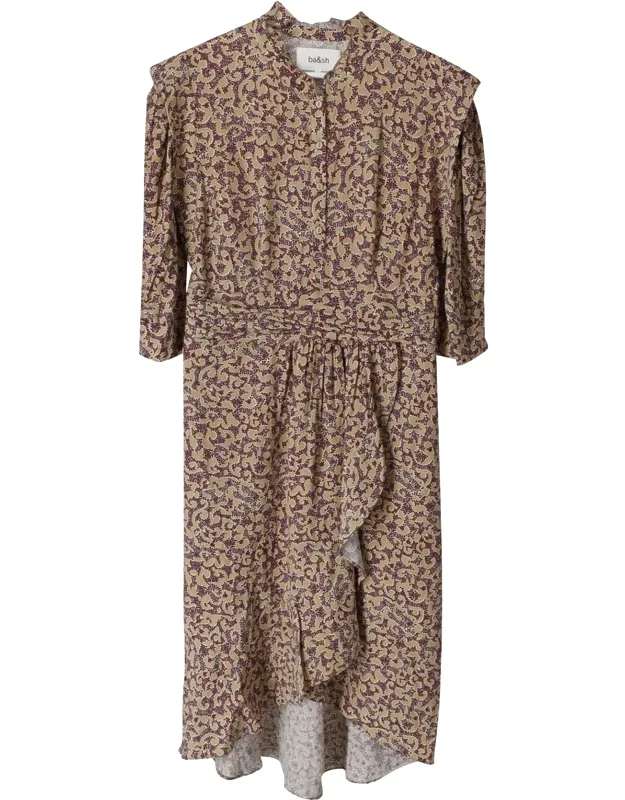 Ruffled Midi Dress