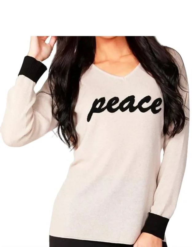 Peace V-neck Top