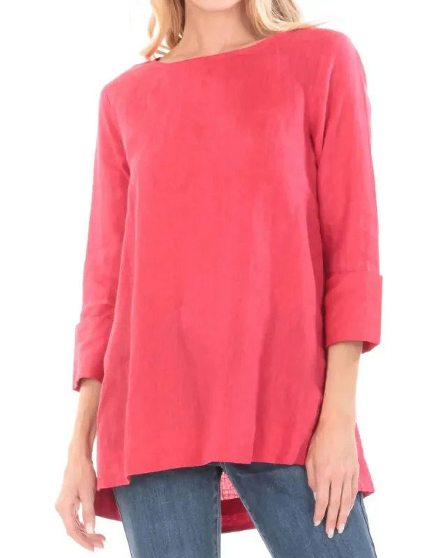 Linen Fit And Flare Tunic