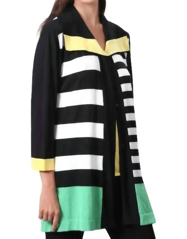 Citrus Twist Long Cardigan