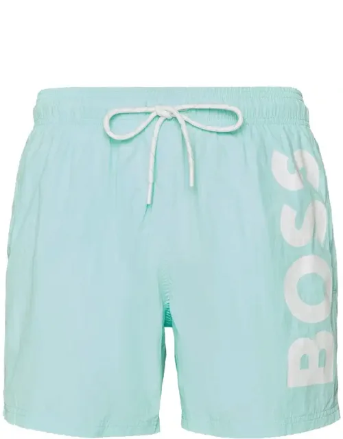 Octopus Swim Trunk, Pull On Closure, Machine Wash