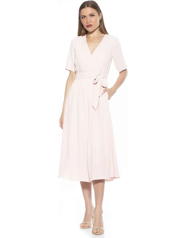 Larisa Dress V-neck Fit And Flare