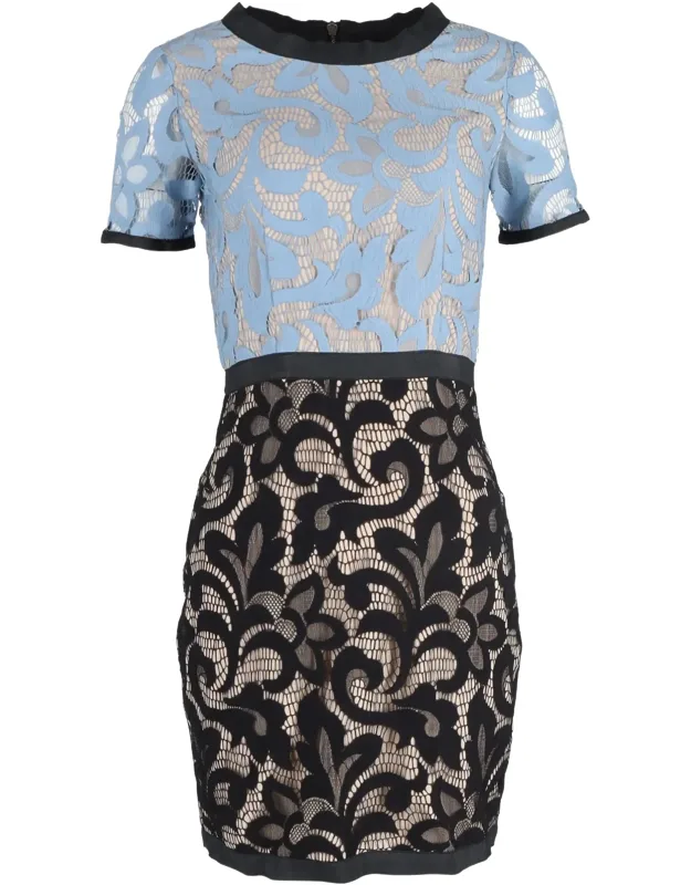 Lace Two Tone Dress