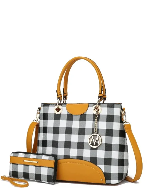 Gabriella Checkers Handbag