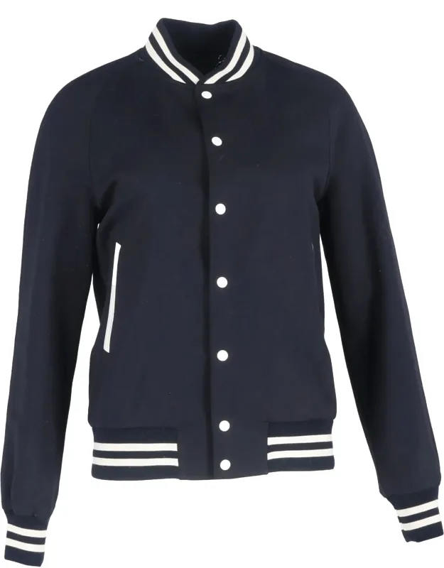 Striped Varsity Jacket