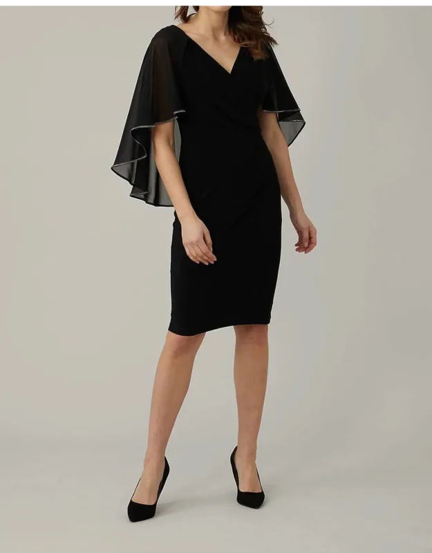 Chiffon Cape Dress