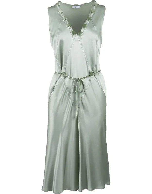 Beaded V-neck Dress - '00s
