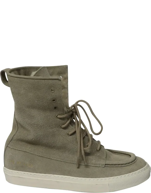 Tournament Shearling High-top Sneakers
