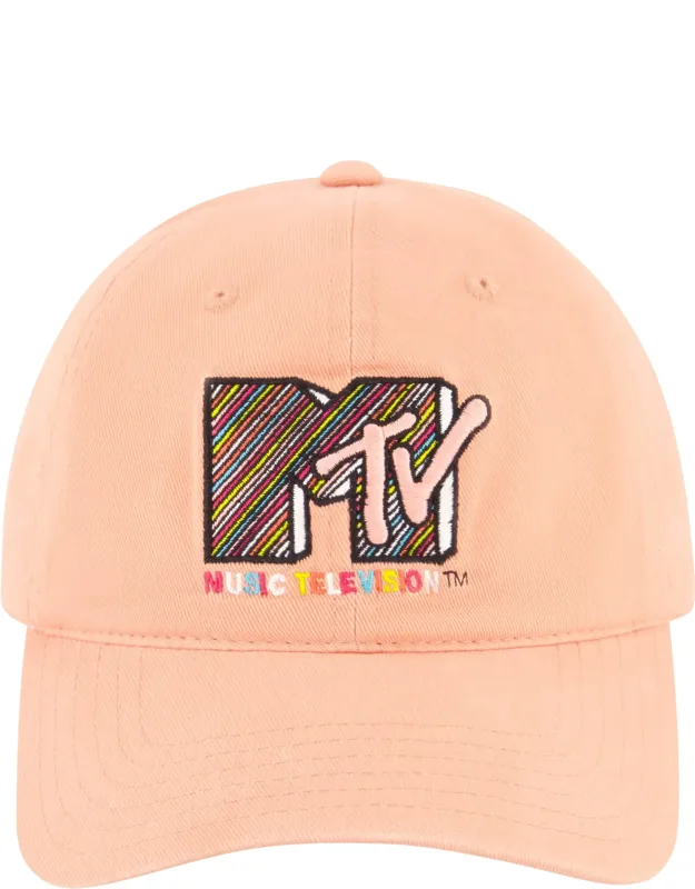 Diagonal Stripe Logo Dad Cap
