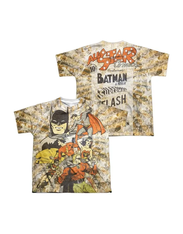 Dc Comics All Stars Short Sleeve Poly Crew Tee - Easy, Everyday Wear