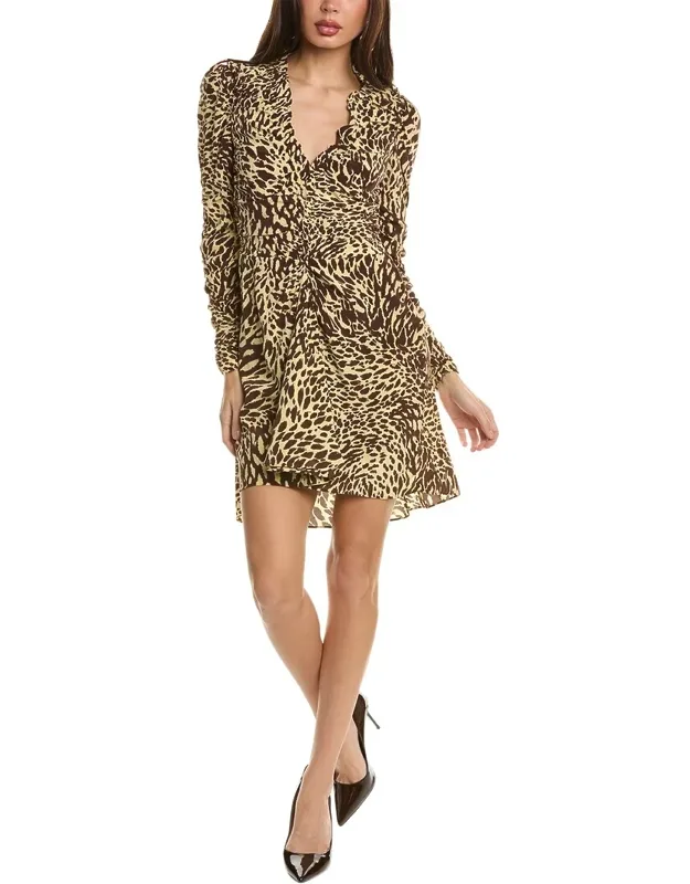 Silk-blend Mini Dress