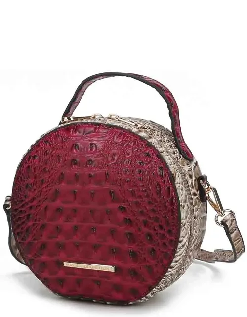 Ynnari Crossbody Croc-embossed Round Chic Handbag Top Handle