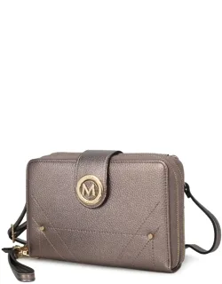 Sage Crossbody Bag With Optional Wristlet