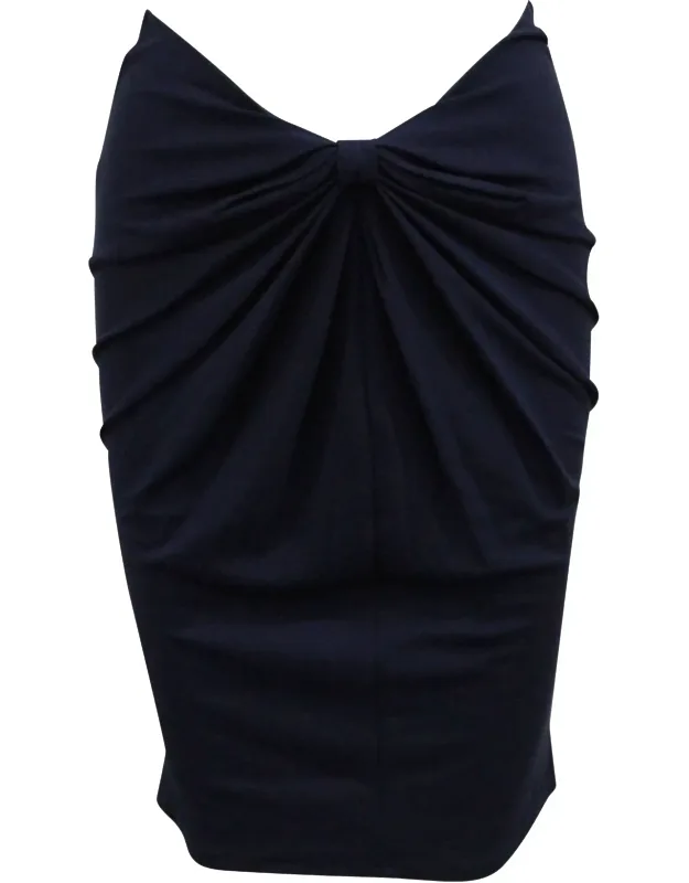 Ruched Midi Skirt
