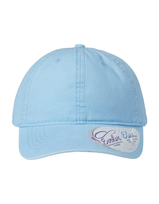 Infinity Her Pigment-dyed Cap With Moisture-management Sweatband And Concealed Ponytail Opening