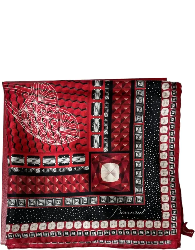 Baccarat Louxor Twillsilk Maxi Tie Scarf - 100% Silk, 38" X 38"