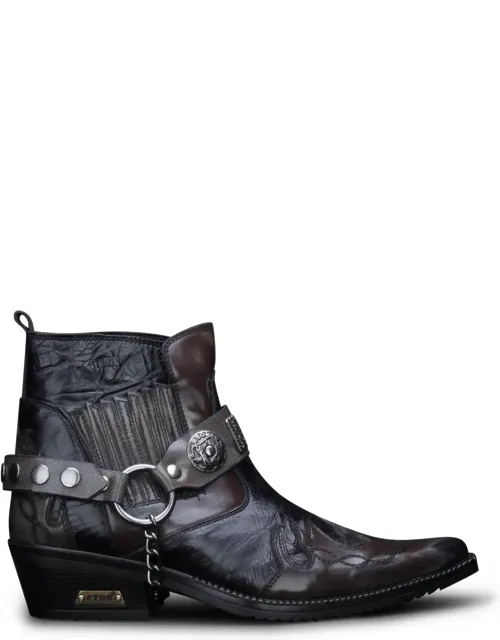 Ankle Cowboy Real Leather Wincklepickers Boots