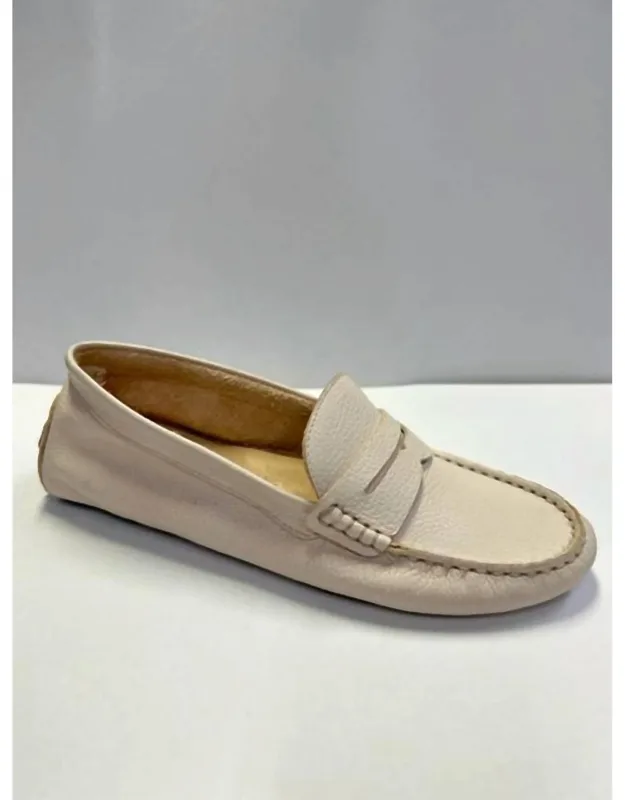 Drive Loafers In Tumbled Nappa