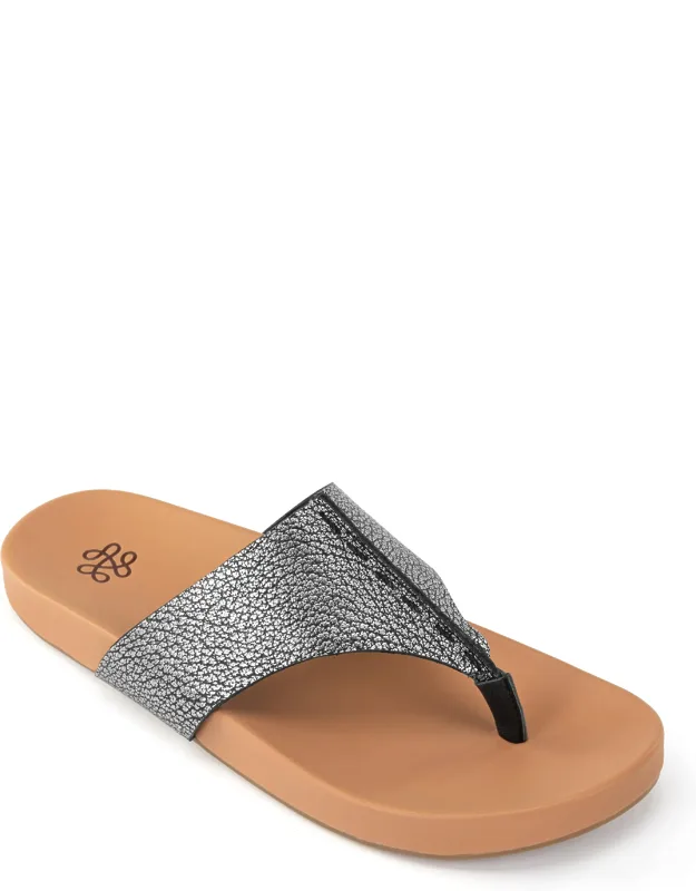 Everly Sandal - Padded Footbed, Hand-crocheted Upper