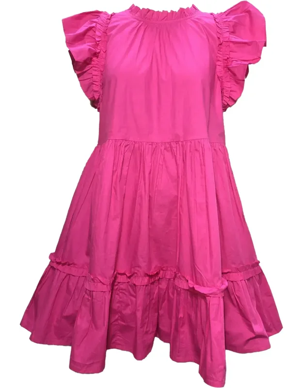 Ruffled Mini Tiered Dress