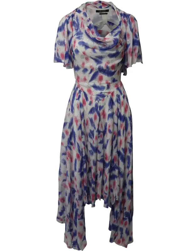 Cutout Printed Dress