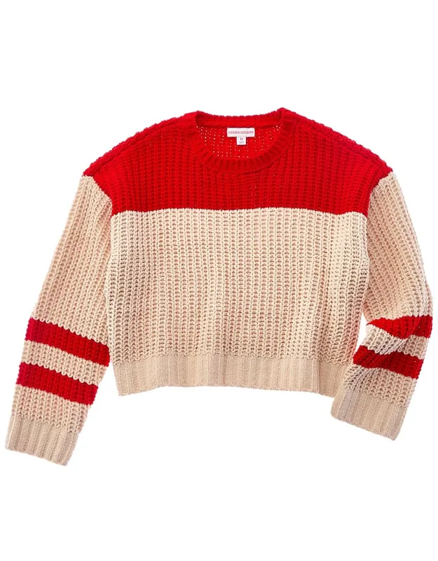 Sweater With Luxurious Chenille Knit Texture And Cozy Fit