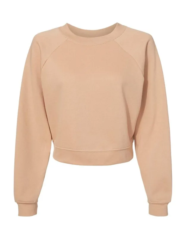 Raglan Pullover Fleece, 7 Oz. Airlume Preshrunk Combed Cotton/polyester