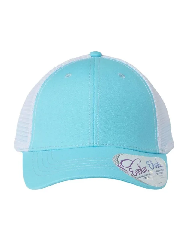 Infinity Her Modern Trucker Cap With Concealed Ponytail Opening And Moisture-management Sweatband