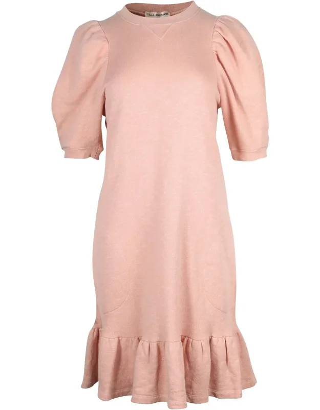 Knitted Puff Sleeve Dress