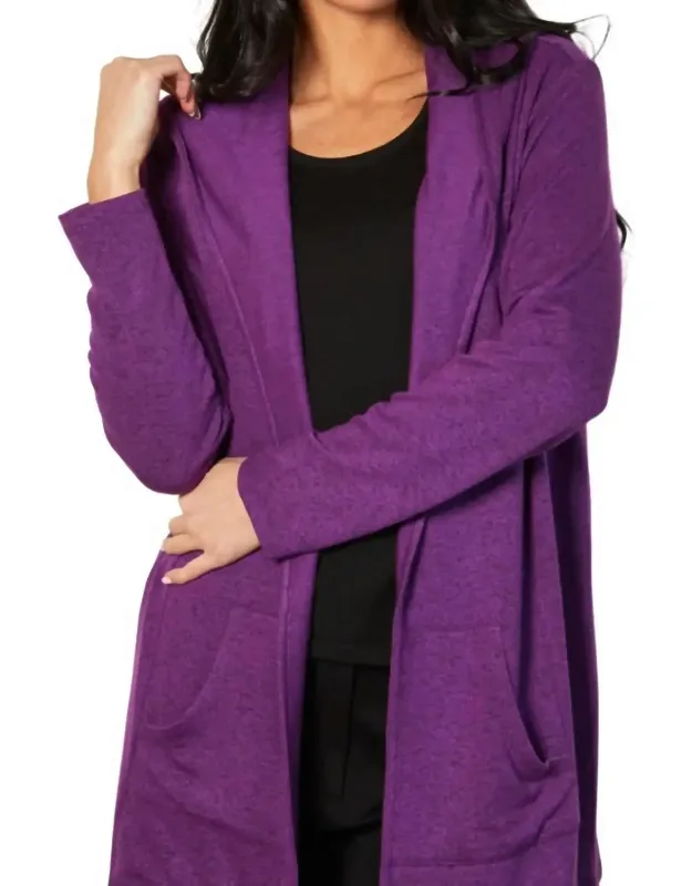 Open Hoodie Duster