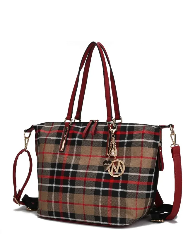 Layla Tote And Backpack With Spacious Interior And Waterproof Shoe Pocket