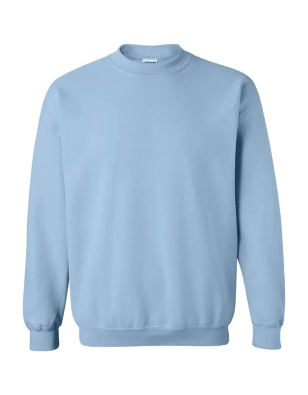 Gildan Heavy Blend Crewneck Sweatshirt - Softer Feel, No Pilling