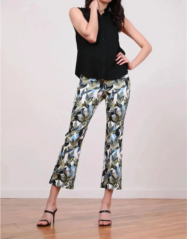 Crop Slim Straight Dress Pants