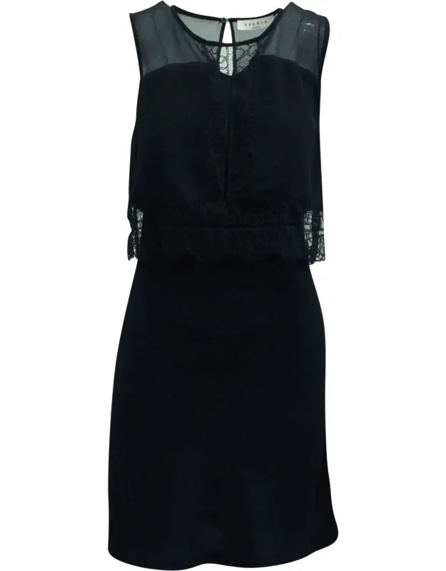 Lace Detailed Mini Dress