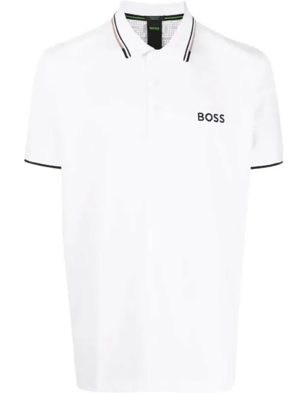 Hugo Boss Paddy Pro Polo Shirt Short Sleeve T-shirt, 56% Cotton, 39% Polyester (recycled), 5% Elastane