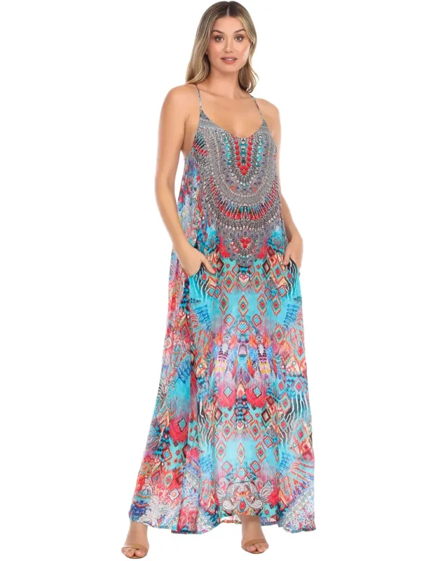 Harriet T-back Maxi Dress