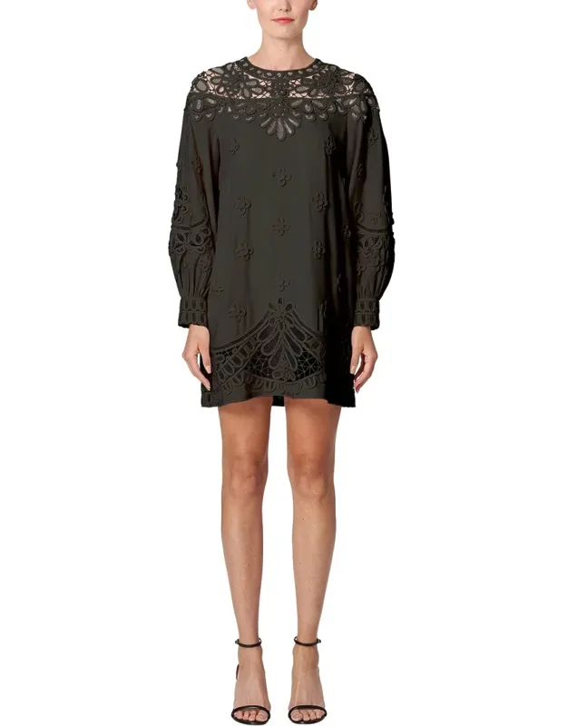 Puff Sleeve Mini Dress