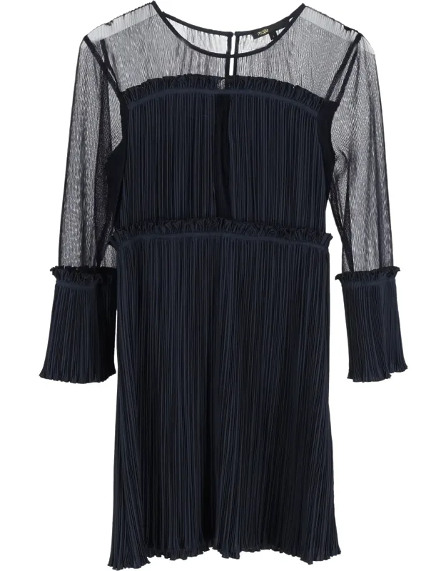 Sheer Sleeve Mini Dress