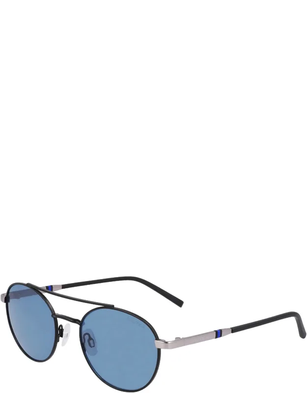 Nautica Logo Round Sunglasses With Polarized Lenses And Uv Protection